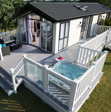 Park Leisure decking for your hot tub