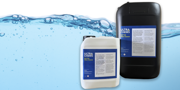 NEW ULTRA CHEMS, HOT TUB & SPA FILTER CLEANER SOLUTION